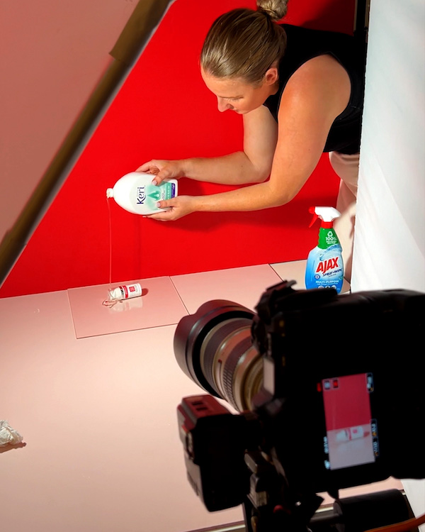 BTS photo of a beauty product image