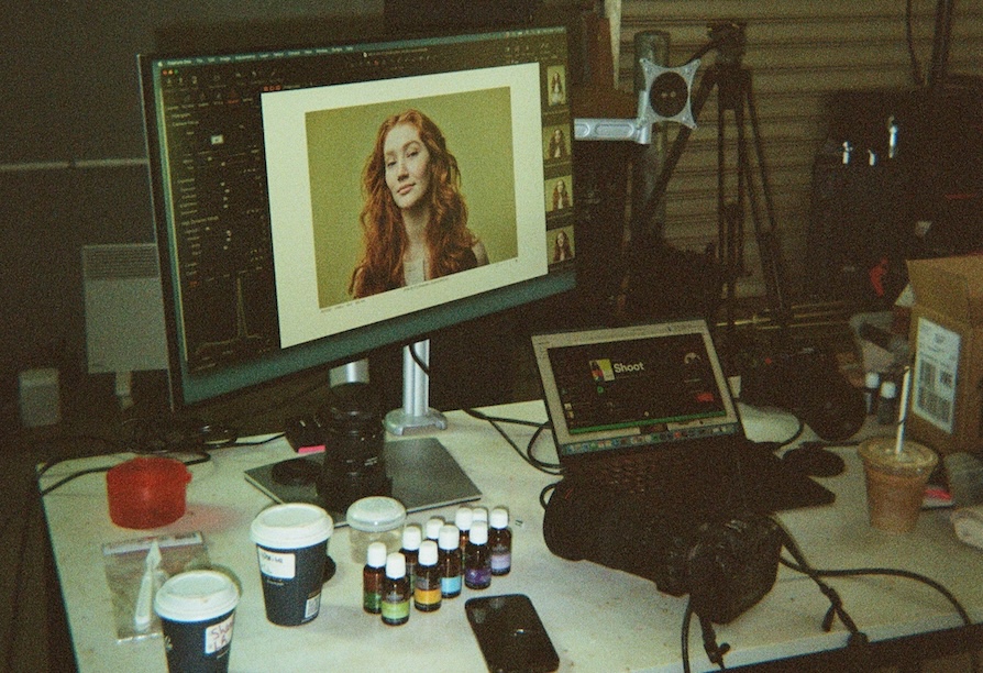 Photo of Born Studios' desk 