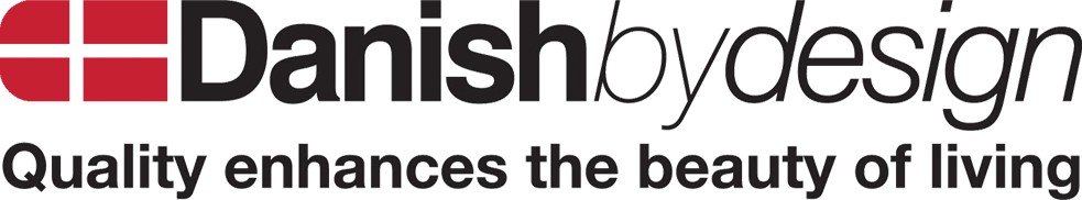 Logo of Danish by Design, a past client of Spacey Studios.