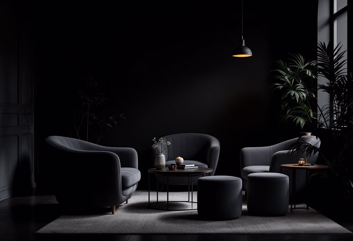 [background image] image of comfortable waiting area (for a salon & spa)