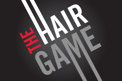The Hair Game Podcast logo for episode featuring Alain Audet on beauty industry data and The KIM Report