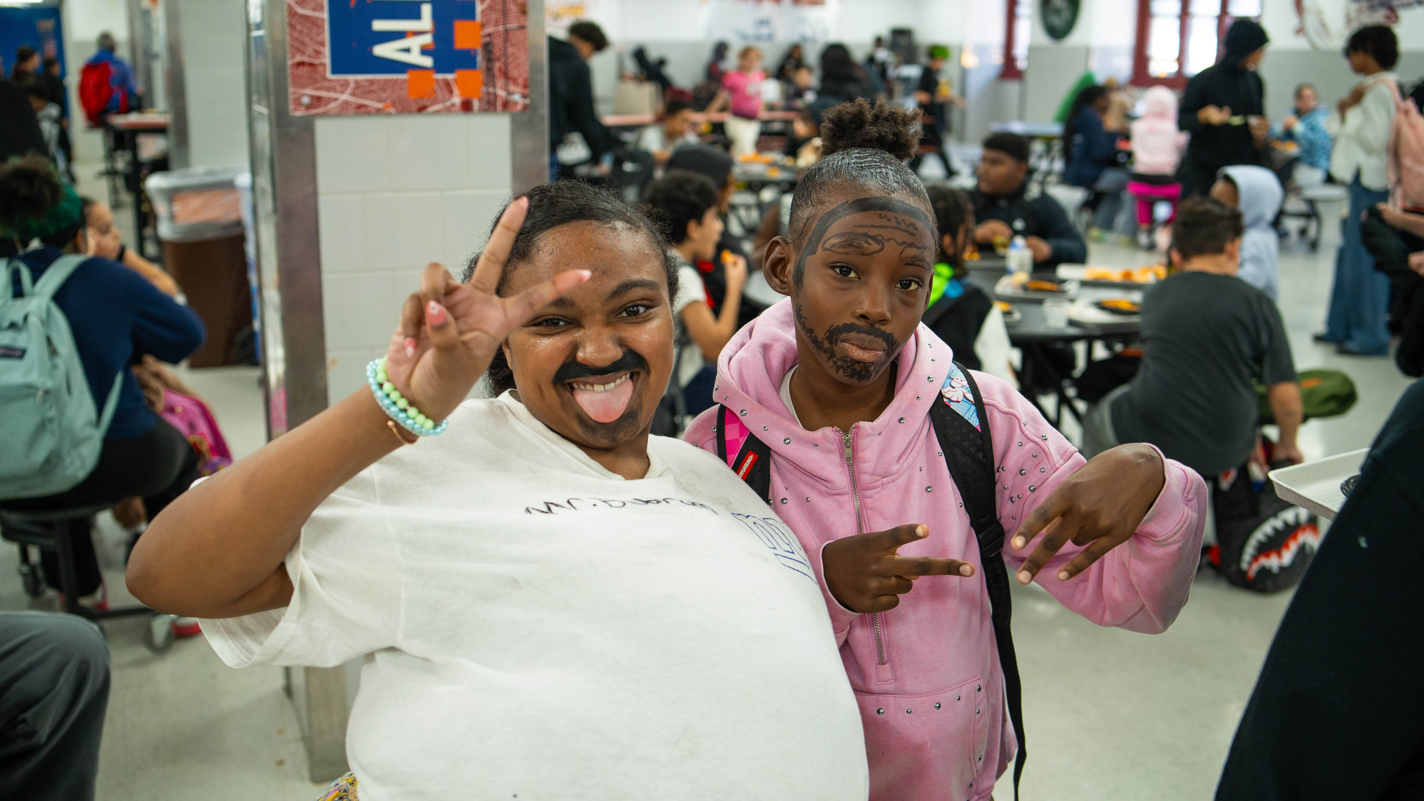 Students and teachers dressed up as villains for Villain Day