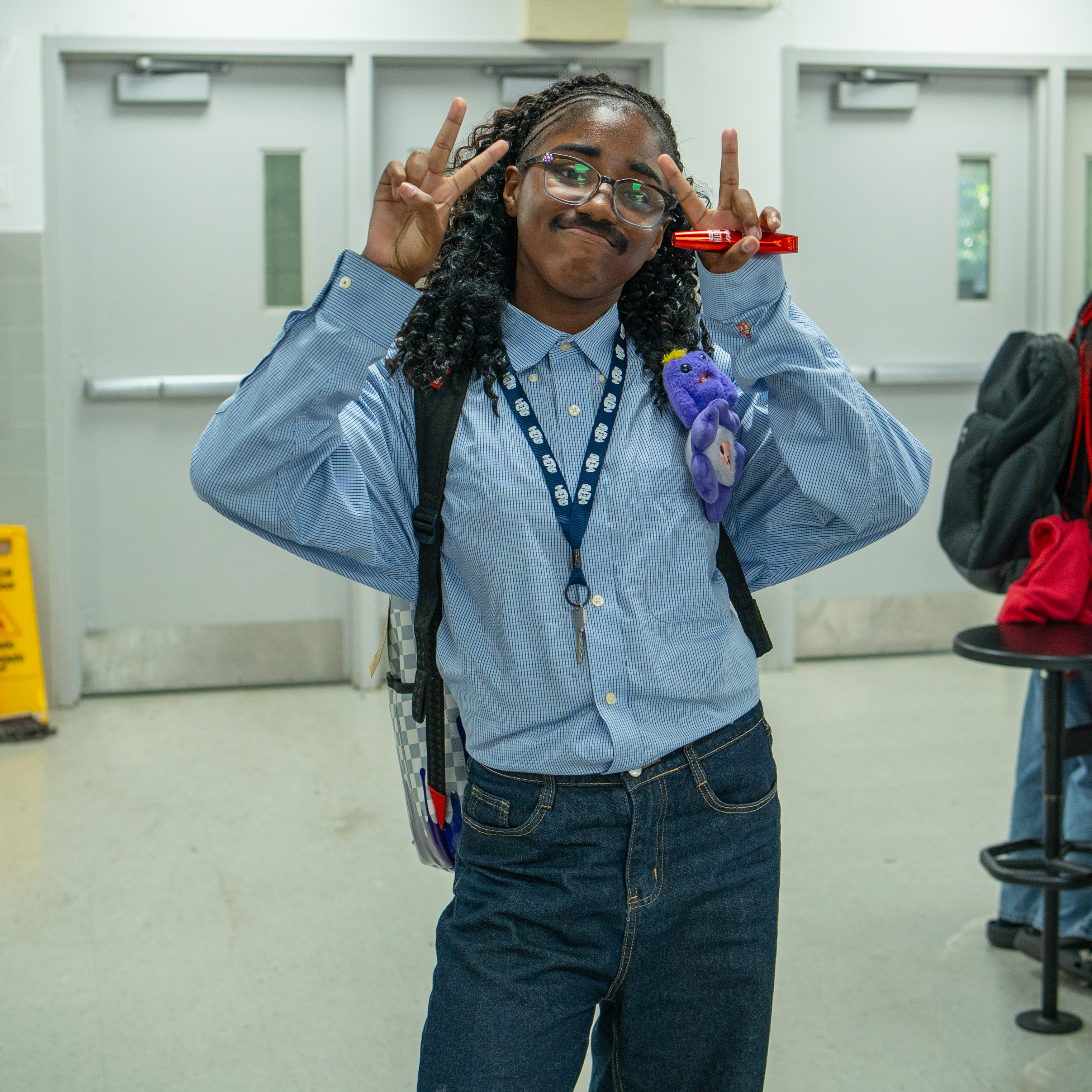 Students and teachers dressed up as villains for Villain Day