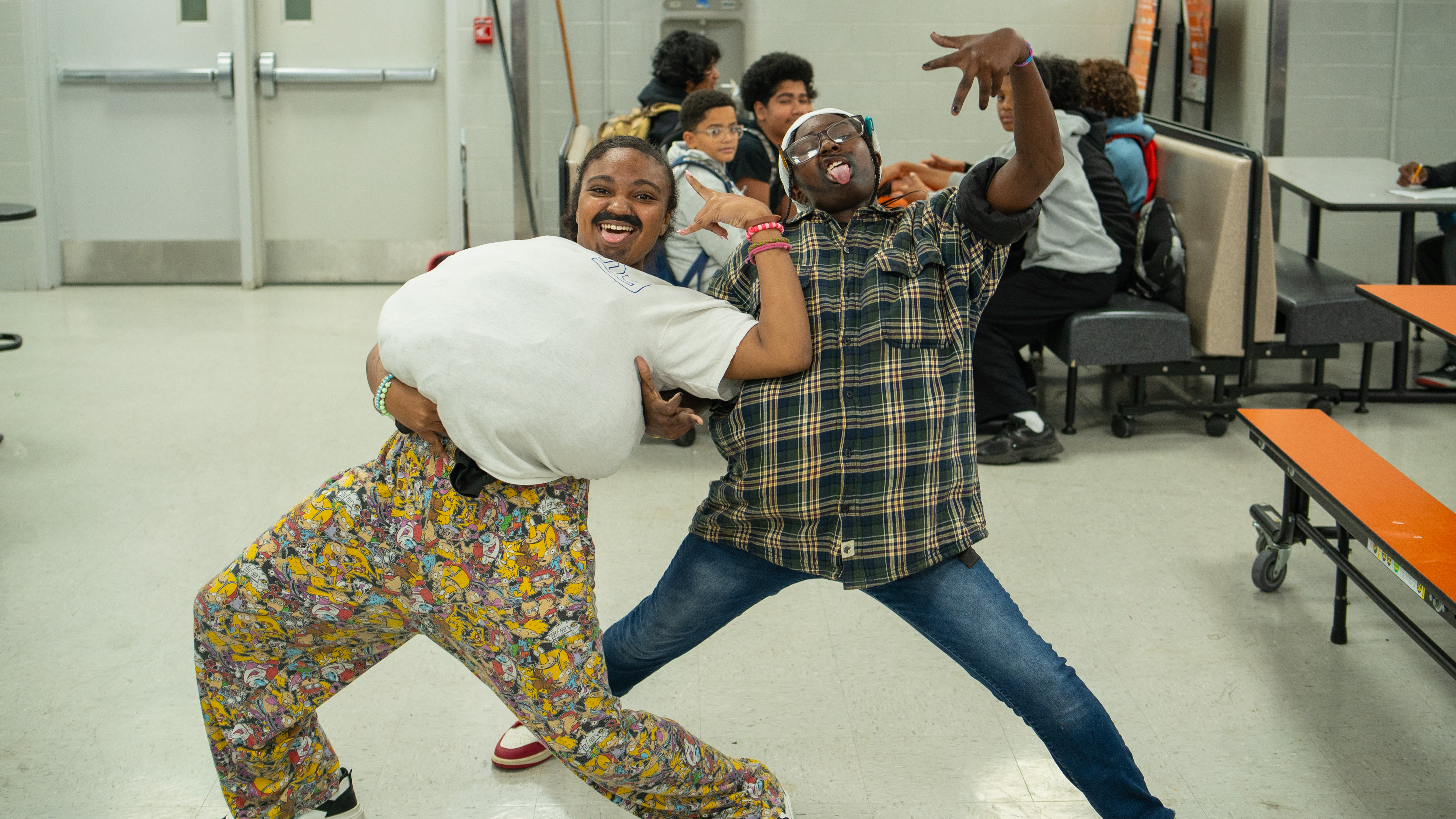 Students and teachers dressed up as villains for Villain Day