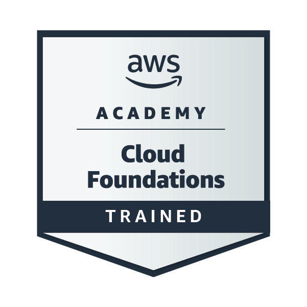 AWS Cloud Foundations Certification Badge