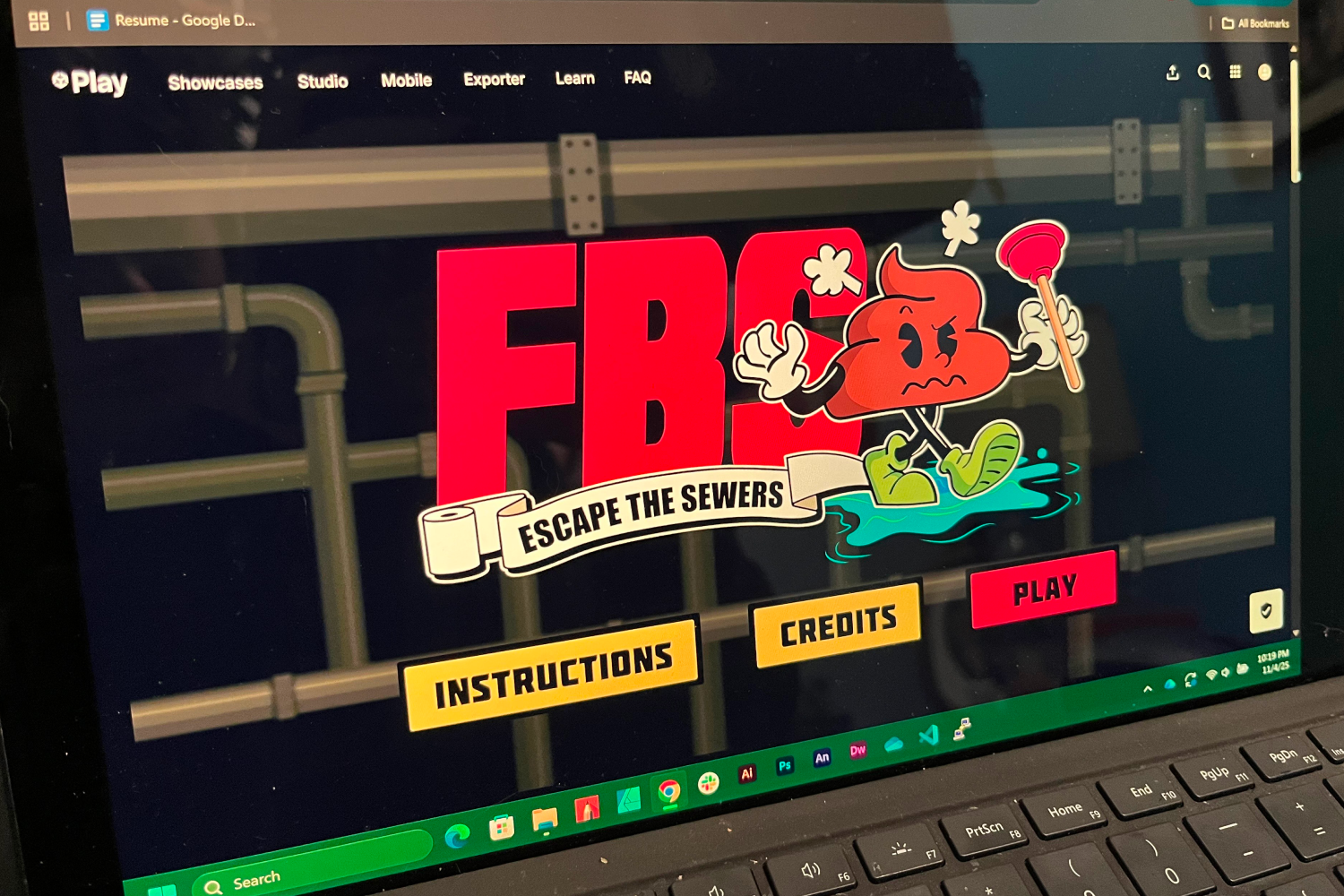 Final game published on Unity Play.