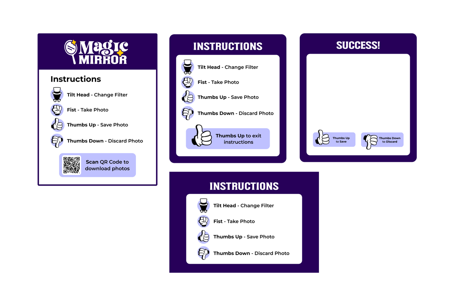 Designing the Gesture Instructions.