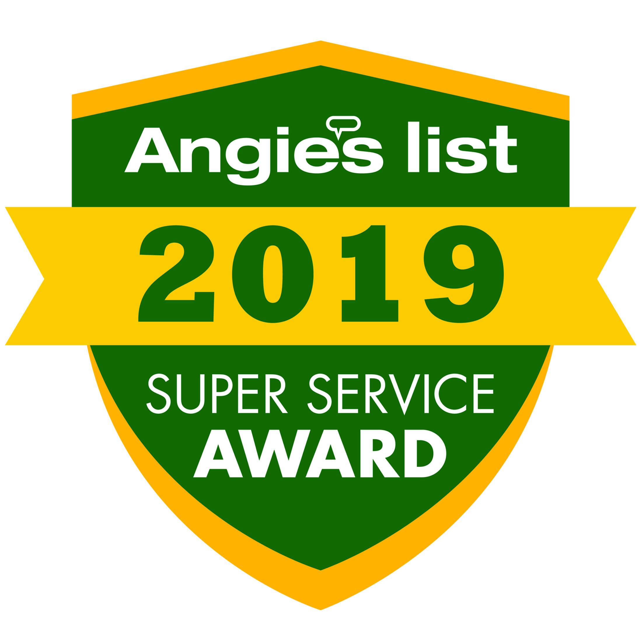Angies List 2019 Super Service Award