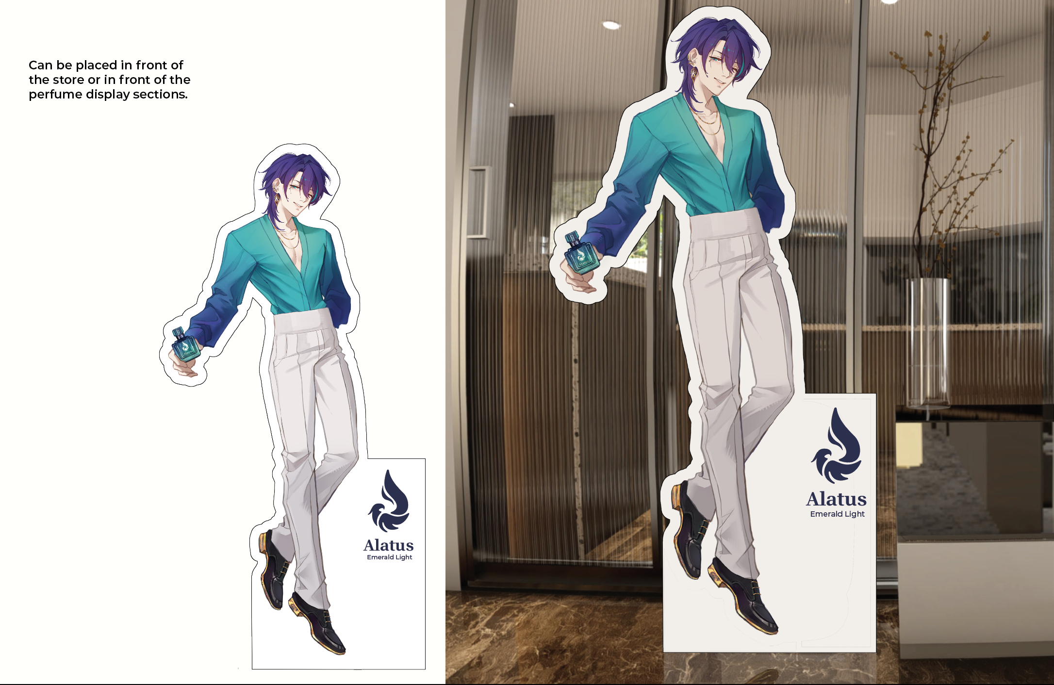 alatus standee mock up