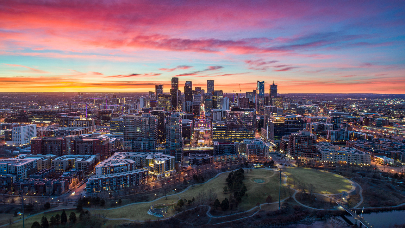 Downtown Denver Stock Photo