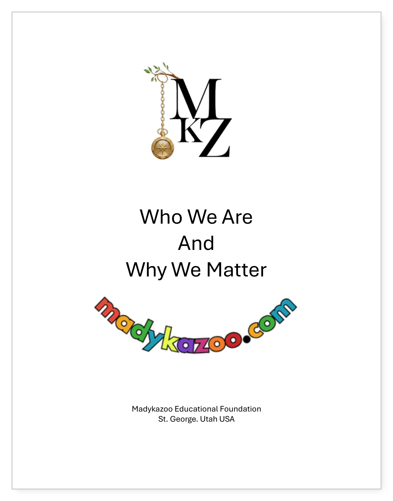 Download: Who We Are and Why We Matter (PDF)