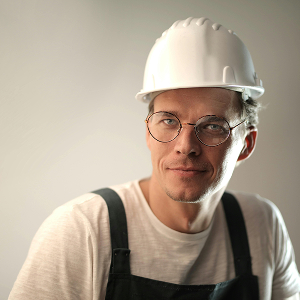 Man with hardhat