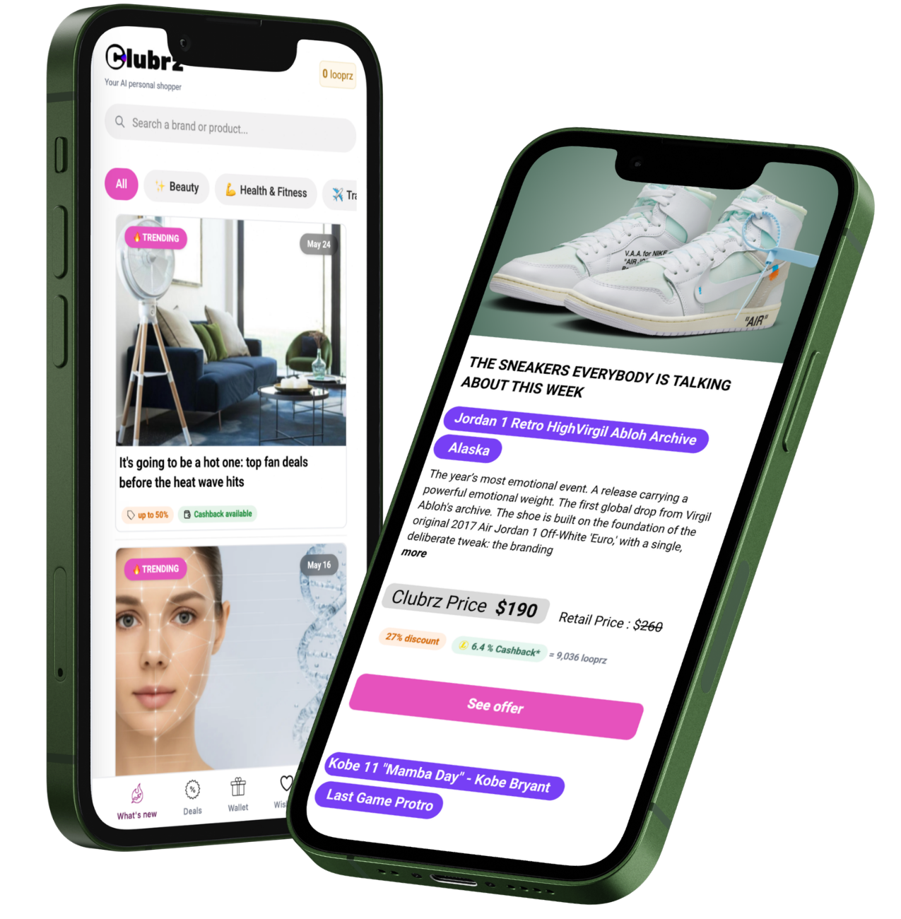 mobilephone withclubrzapp