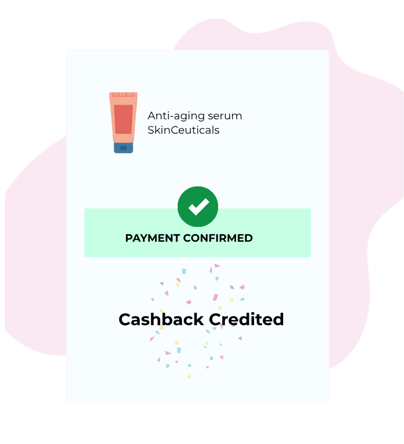 Illustration of two boarding passes with text confirming payment and awarding 360 loopz with confetti.