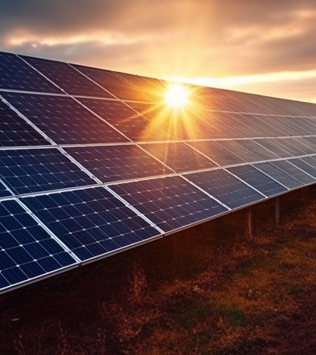 Soergio-home-one-solar-panel-and -sunset