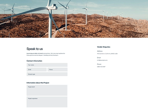 Sonergio-landing-page-contact-one