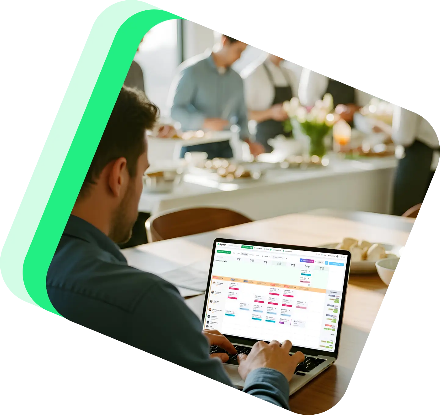 Gestion du personnel pour traiteurs