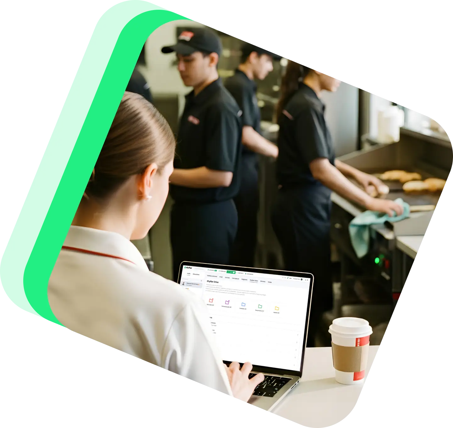 Interface de stockage de documents Shyfter Drive