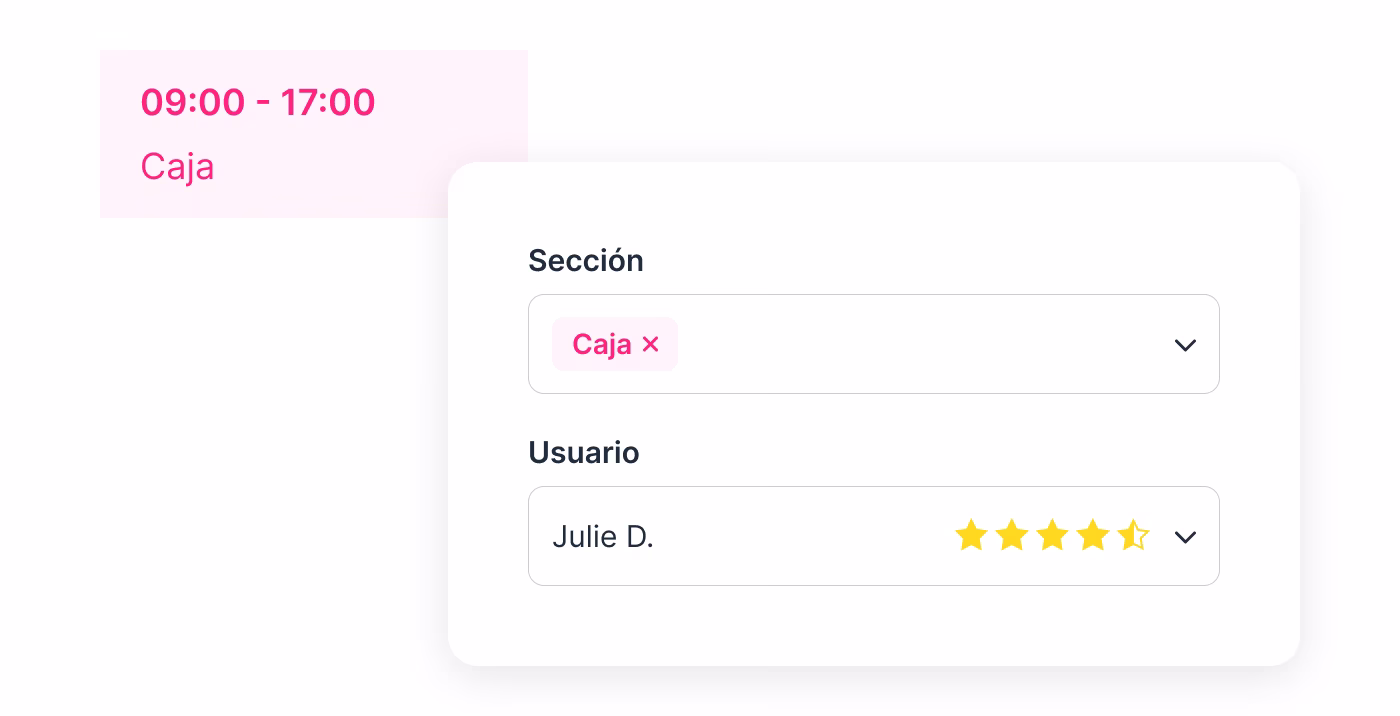 Gestión de tiempo parcial en distribución