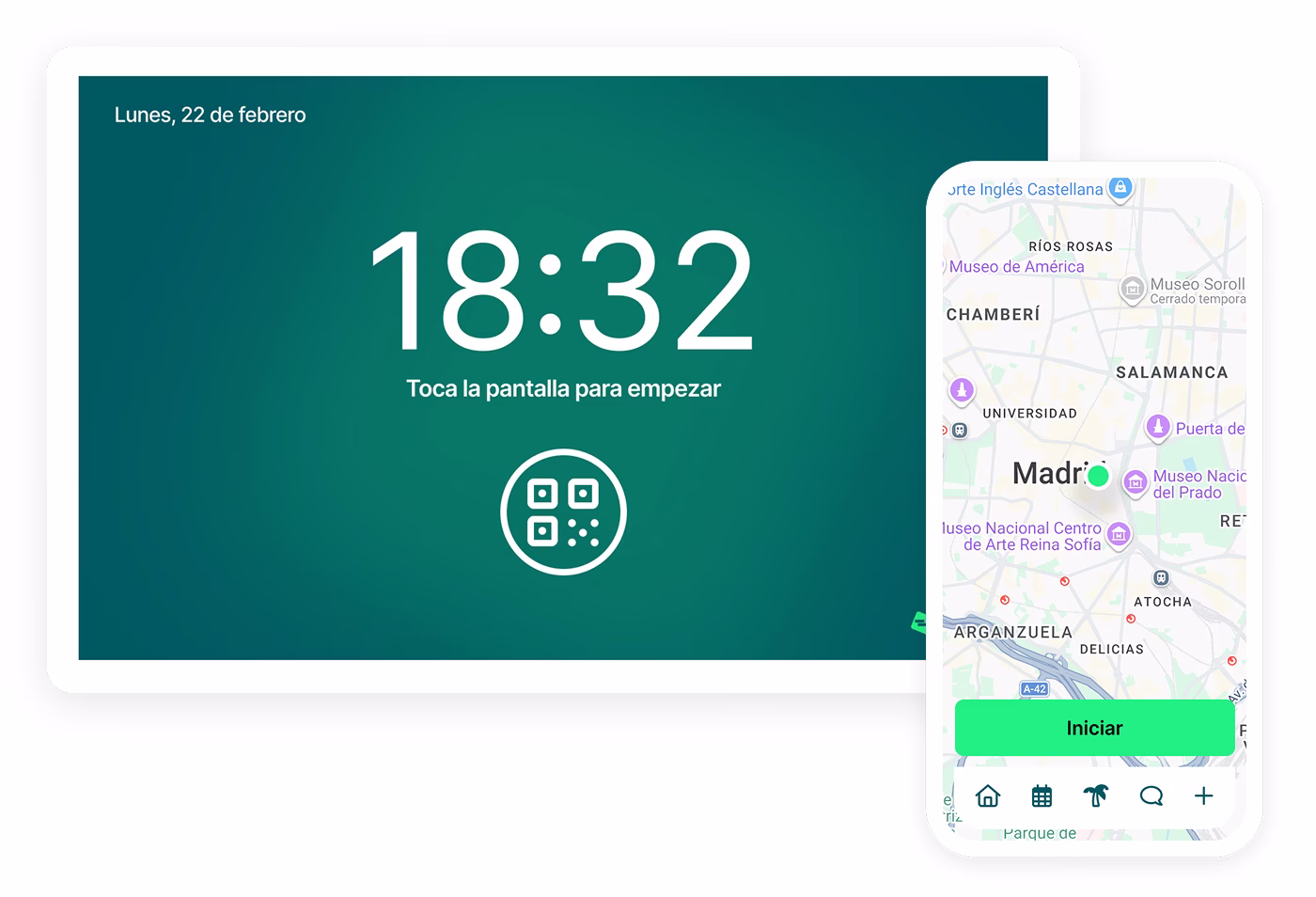Horario de equipo industrial con Shyfter