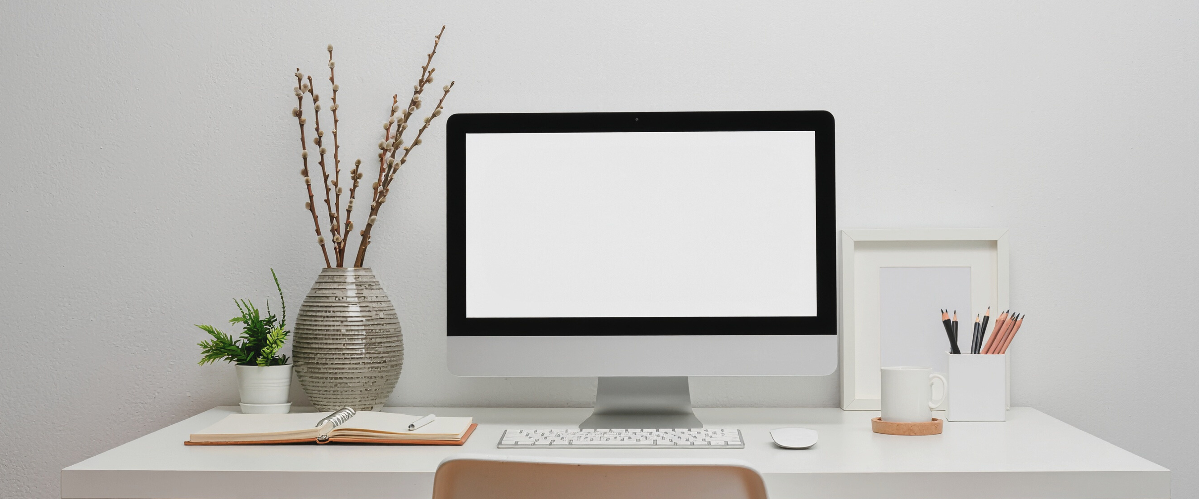 [background image] image of topdown photo of desk with laptop (for a food and agtech)