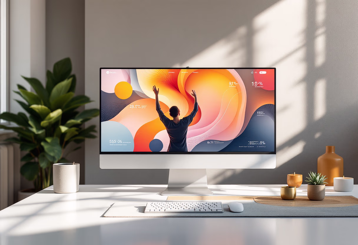 [digital project] image of a complete branding project (for a web design agency)