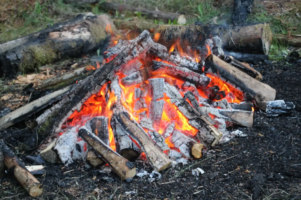 A bonfire