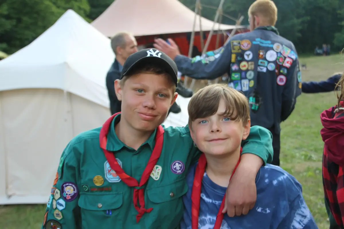 A couple of friends posing for the camera