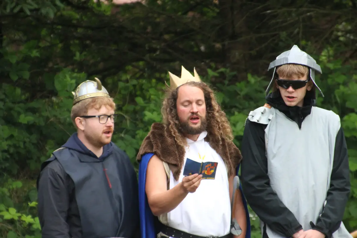 A low budget medieval play