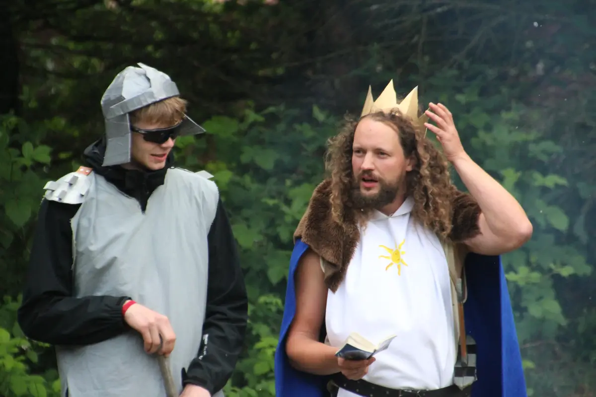 A low budget medieval play