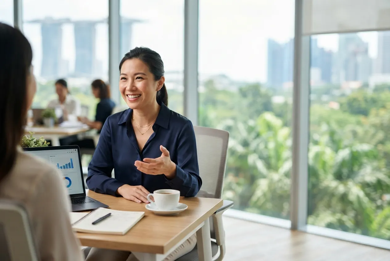 Immigration consultant advising on a Dependant's Pass Singapore application
