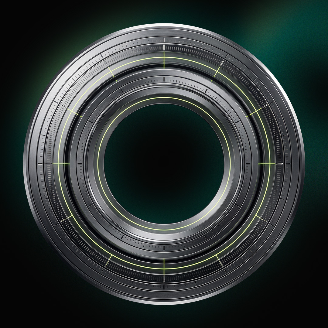 Circular mechanical transition system symbolising automated contract rollover processing in trading environments.