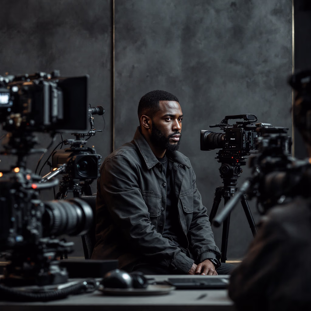 [team] image of team member (for a film production company)