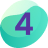 Icon number 4 with green background.