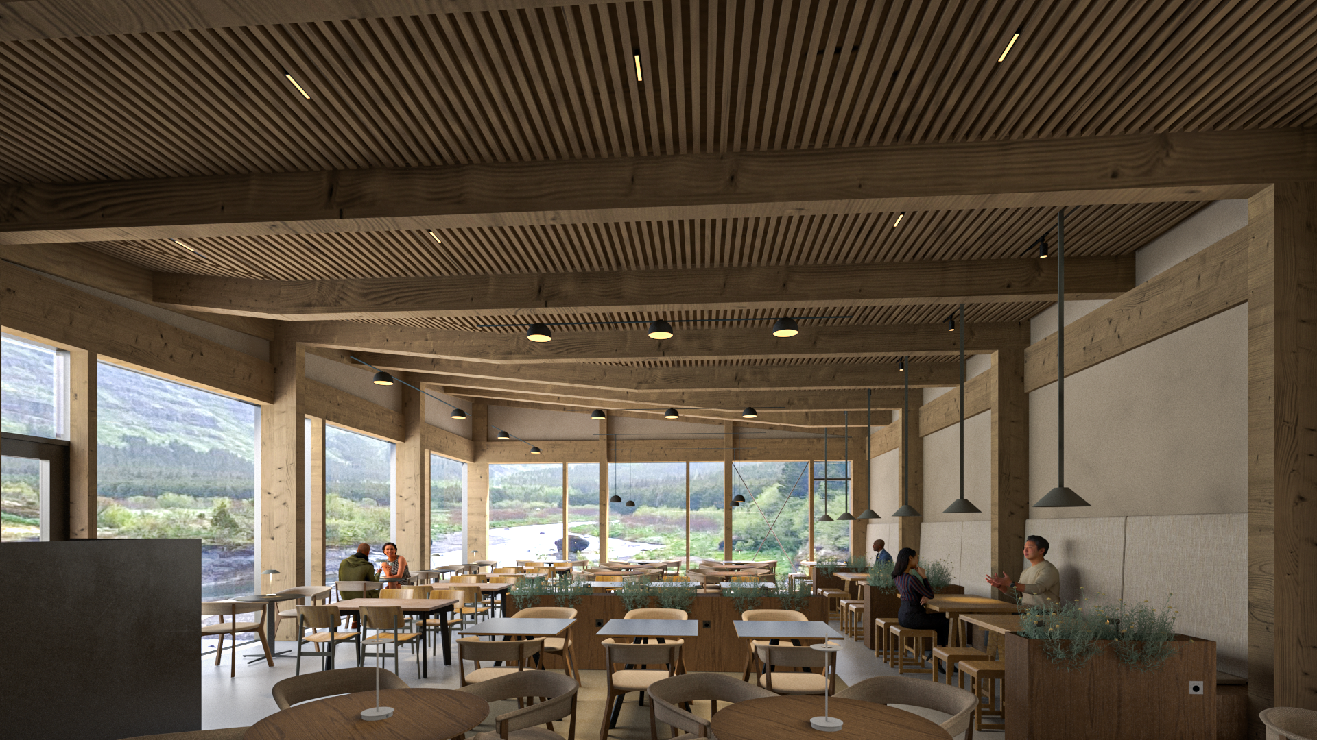 Visitor center restaurant