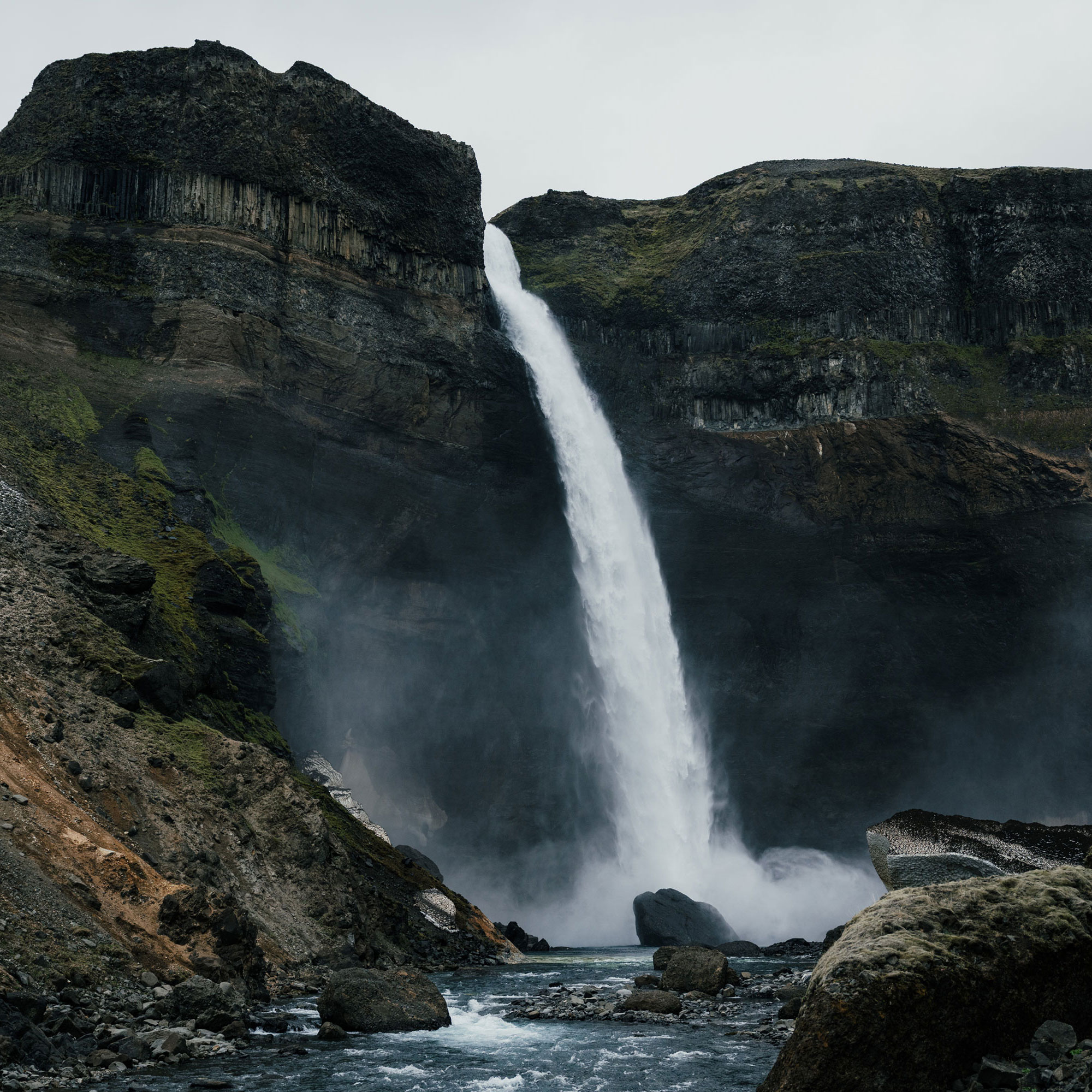 Háifoss waterfall