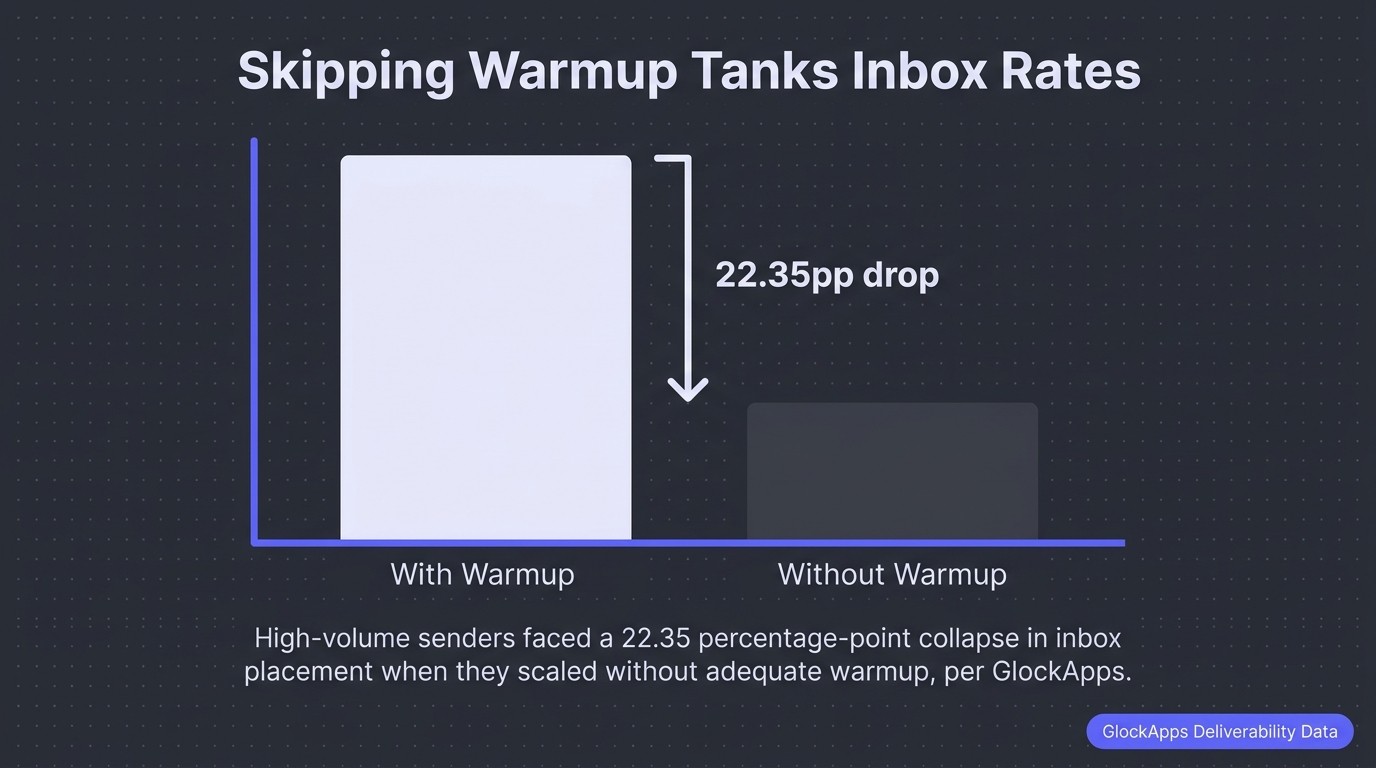 Skipping Warmup Tanks Inbox Rates