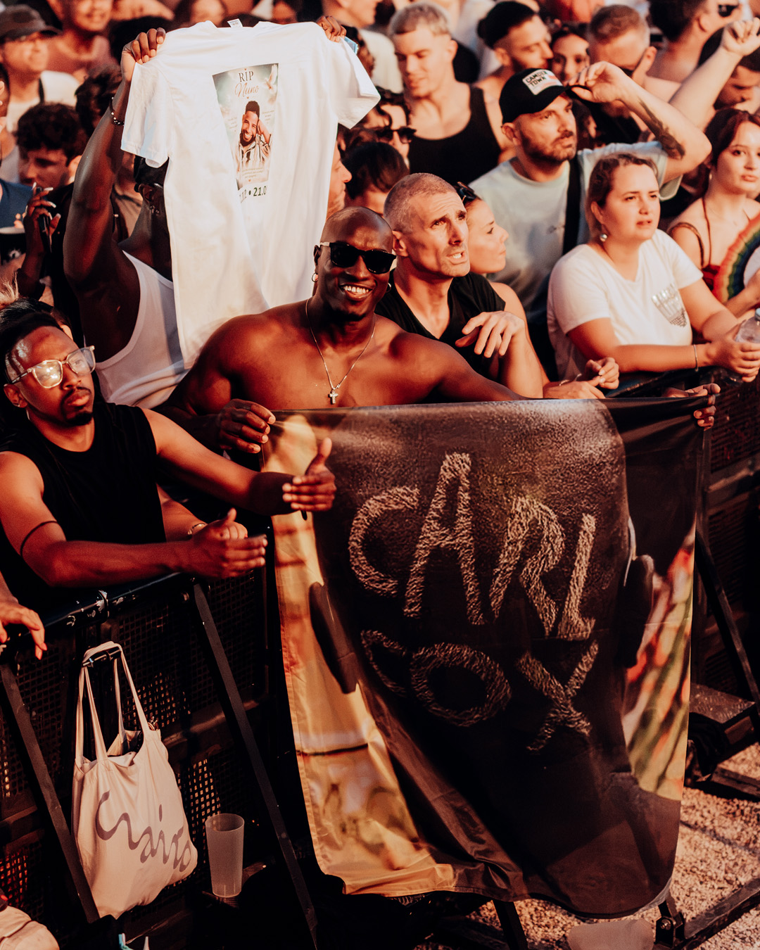 Carl Cox and Mau P at the Château de Chantilly, June 2026