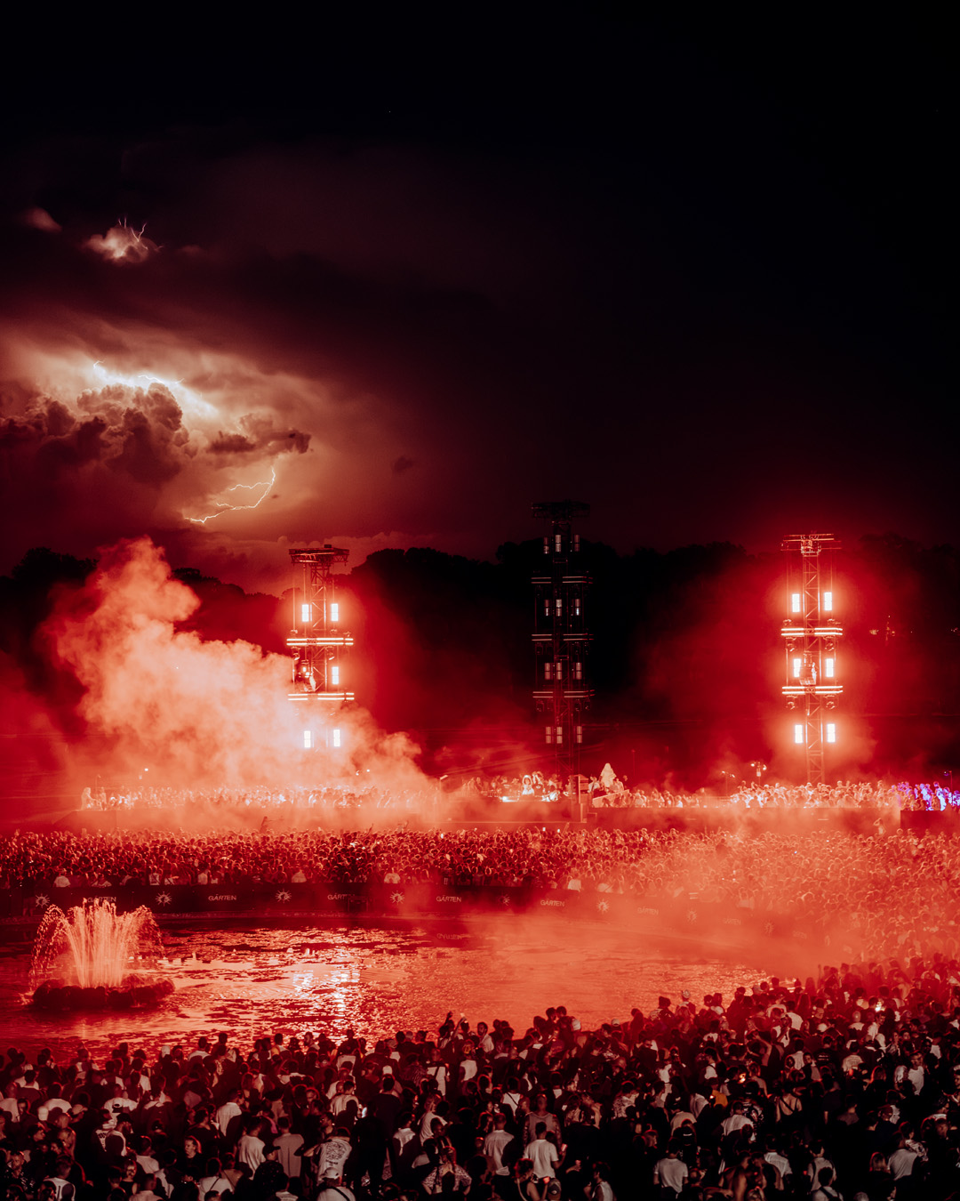 Carl Cox and Mau P at the Château de Chantilly, June 2026