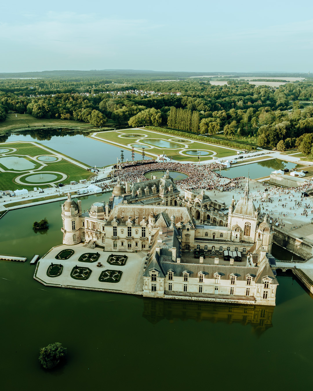 Carl Cox and Mau P at the Château de Chantilly, June 2026