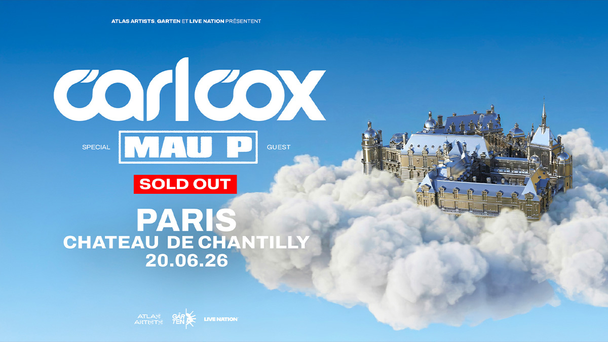 Carl Cox @ Château de Chantilly - Paris