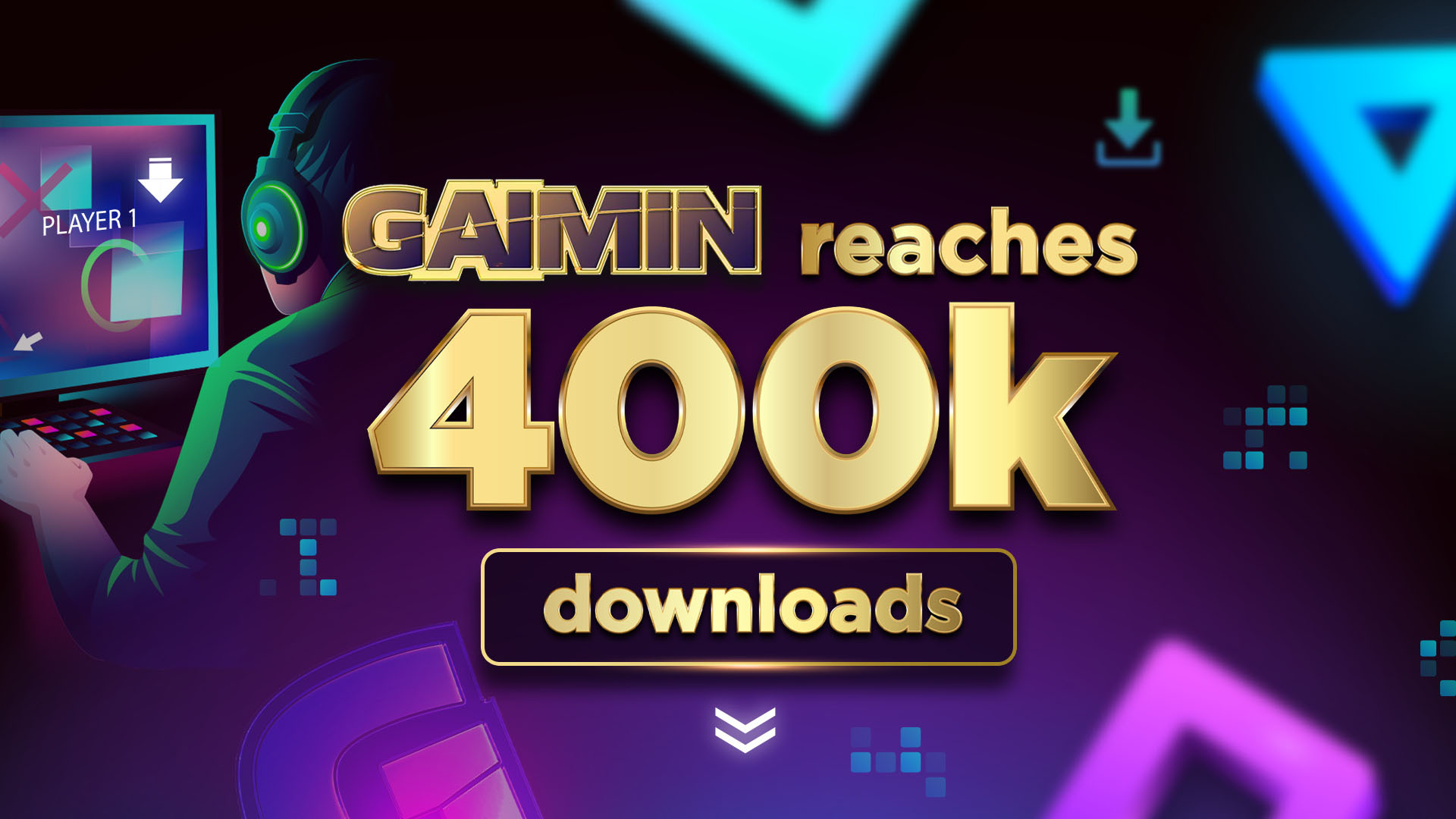 GAIMIN — Project News and Updates — April 2024 — 400k Downloads Reached