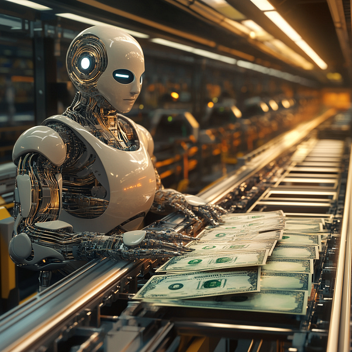 Robot With Money