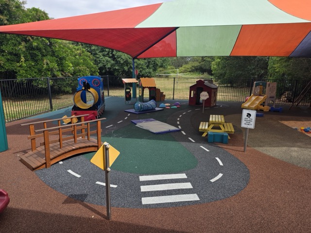 The playground for our boutique child care centre located in Quakers Hill.