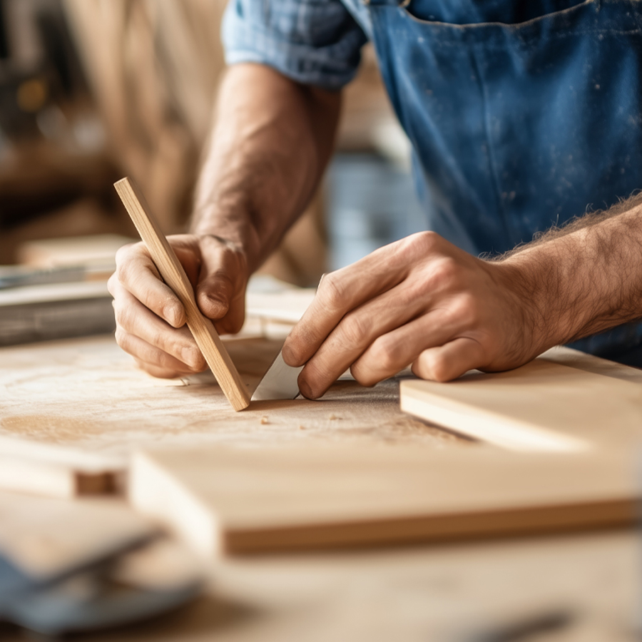 A photo of RGM Joinery's expert planning and measuring