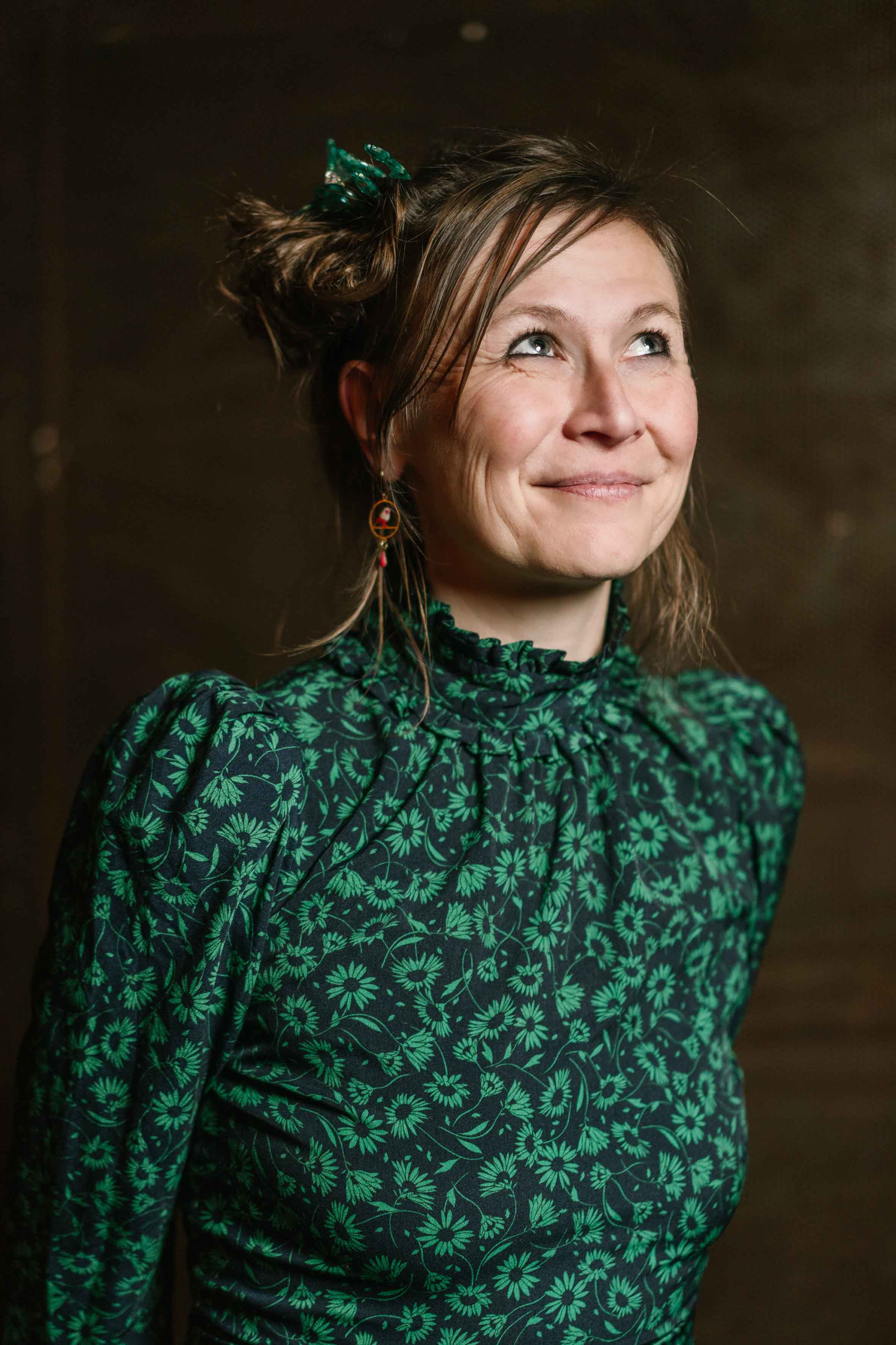 Photo portrait de Justine Bonne, membre de l'équipe de la Combinerie.