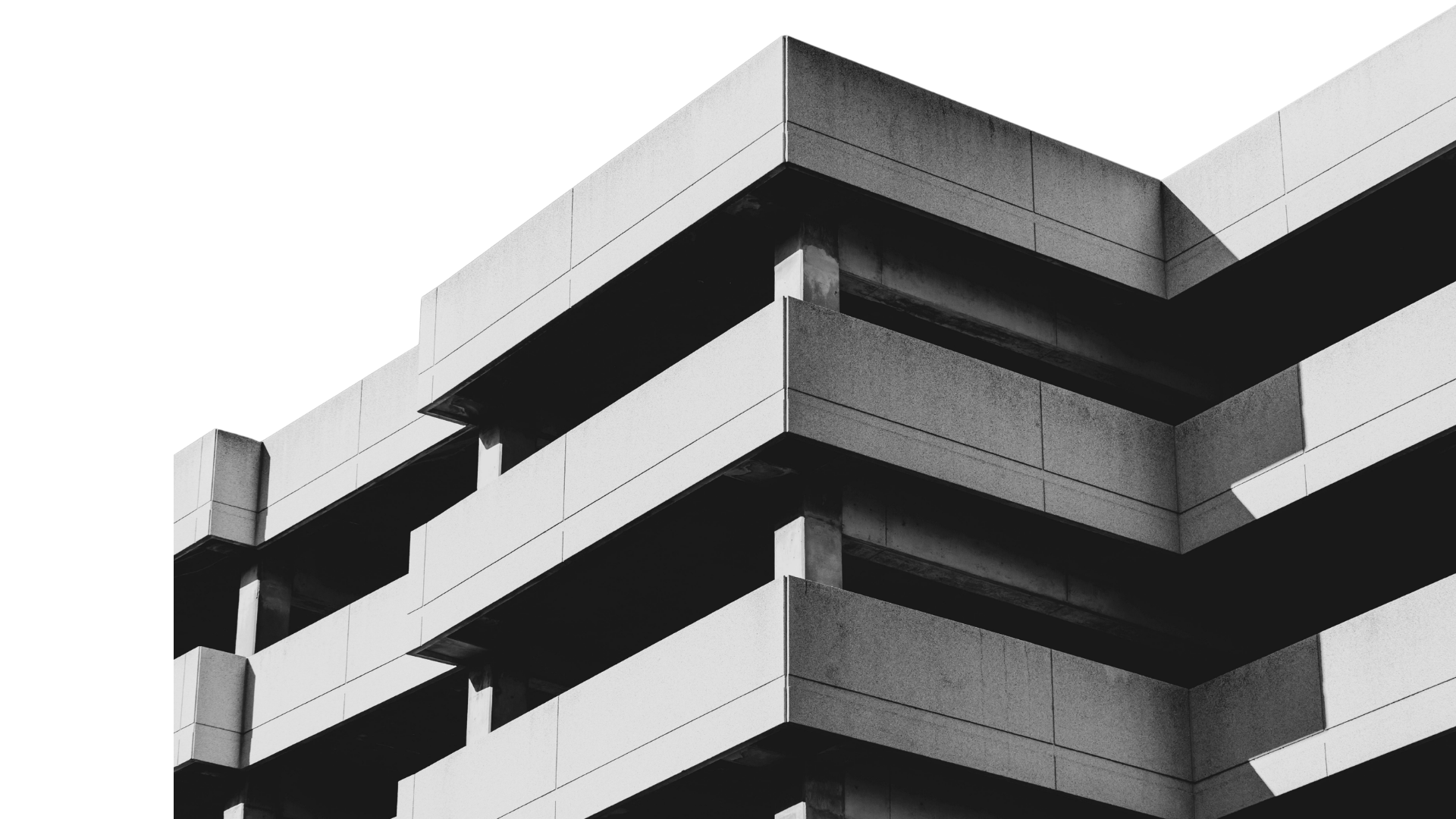 Mehrgeschossiges Wohngebäude mit Balkonen