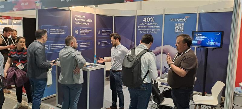 EmpowerGPT booth at GITEX