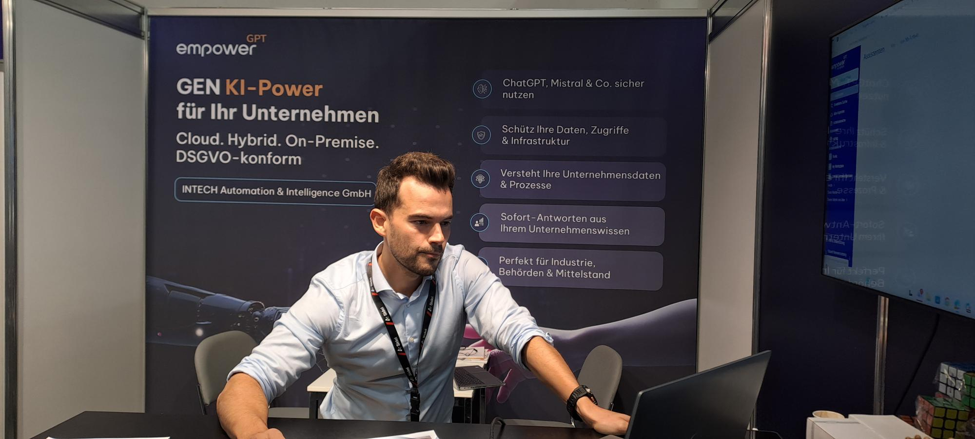 Booth counter conversation