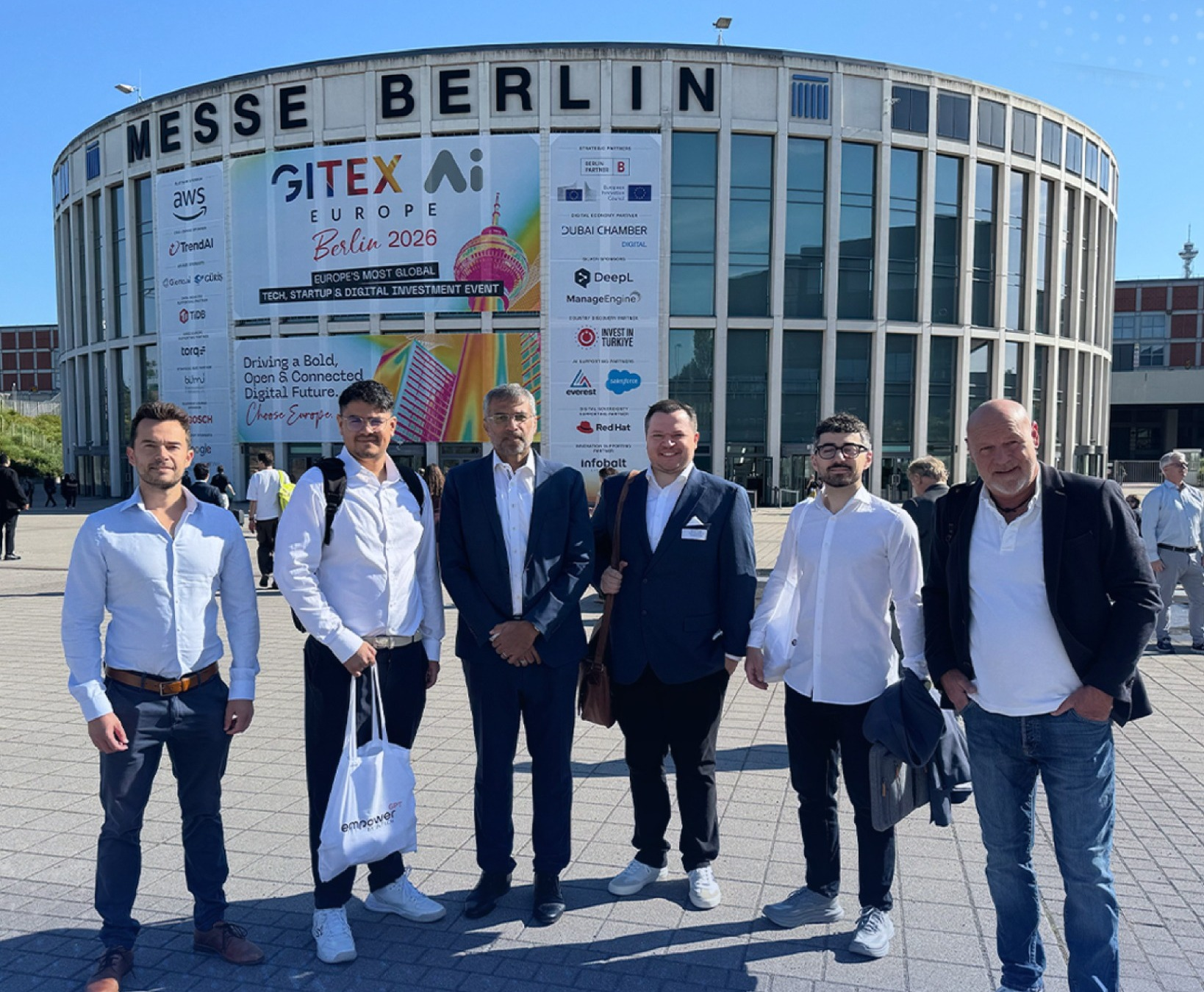 EmpowerGPT team at GITEX Europe in Berlin